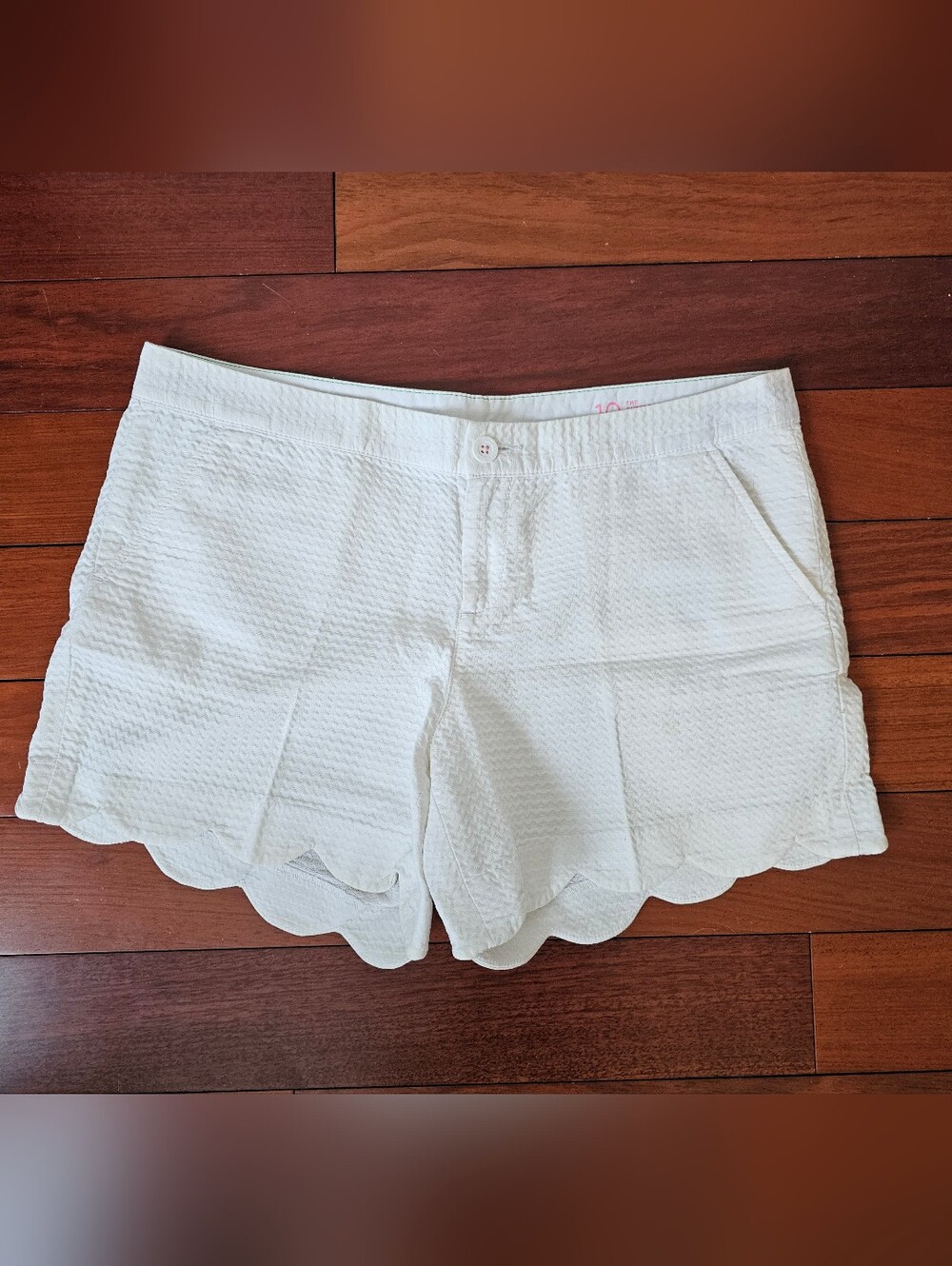 Lilly Pulitzer White Buttercup Shorts Size 10